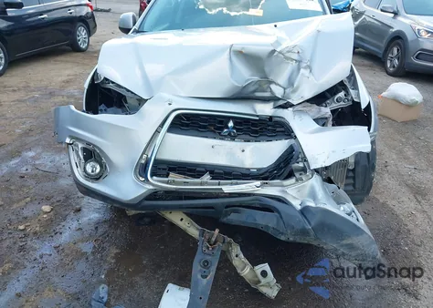 2013 Mitsubishi Outlander Sport Es from USA, damaged, VIN 4A4AR3AU2DE012889